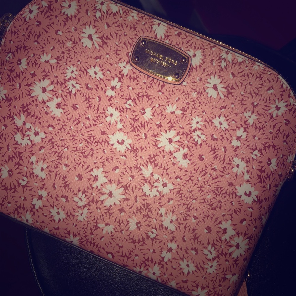 MichaelKors pink flower purse